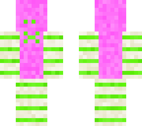 pink and green creacher