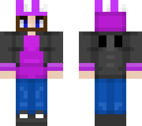 purple hoodie, jacket with wing holes