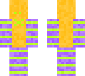 purple orange and green creacher