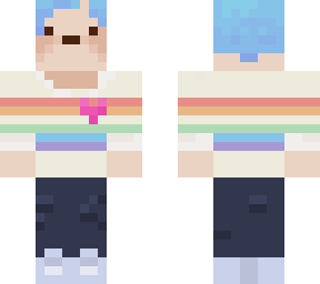 rainbow shirt with a heart
