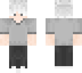 revised white hair boy