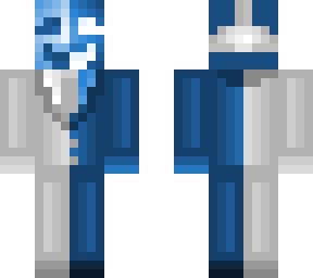 smiley grey and blue version