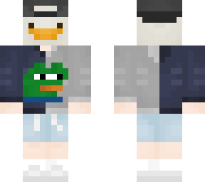 toku goose two colour hoodie - minecraft skin
