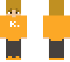 blonde cute orange boy