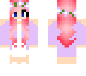 girl with lavender jacket and flower headband