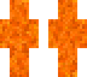 magma person, but no outer layer to get in the way