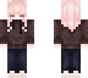 pink-haired tomboy - resting face