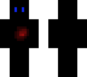 blue eyes glowing red spot