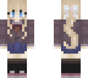 chloe dressed as monika
