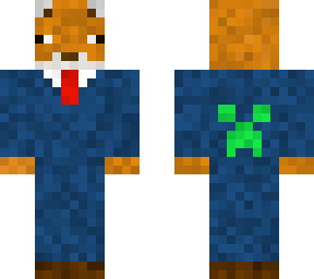 fox in a suit
