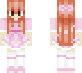 pink dress ginger girl (fixed)