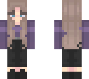 purple sweater girl