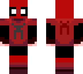 spider man homemade (black) | Minecraft Skin
