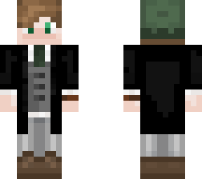 banker with green eyes