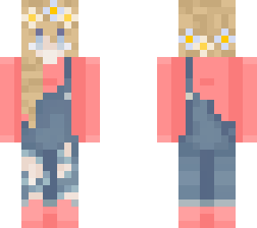 blonde flower girl