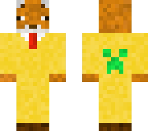 fox in a suit (yellow)