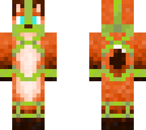 furry with green harness