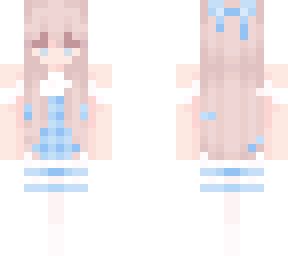 soft blue girl