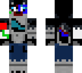 wolfe king  ro bot iron  golum   minecraft skin youtube
