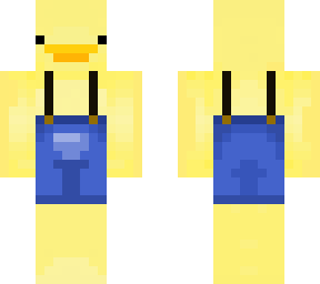duck with overalls