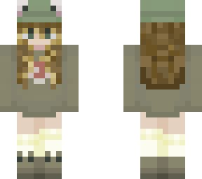 frog skin with brown hair
