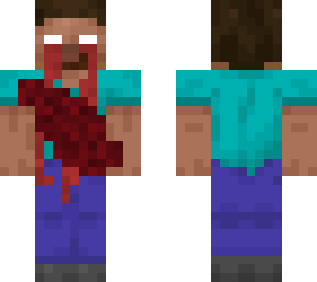 herobrine if hes was about to lose in a fight
