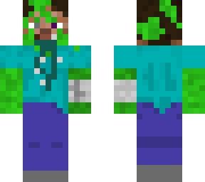 infected steve (bitten but bandaged, stage 3)