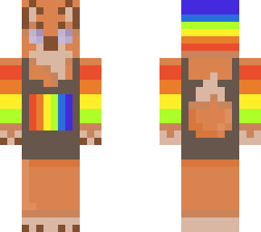 pride fox!! happy pride! (slim and classic)