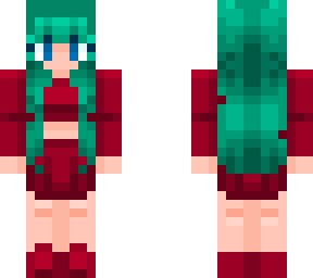 red & green