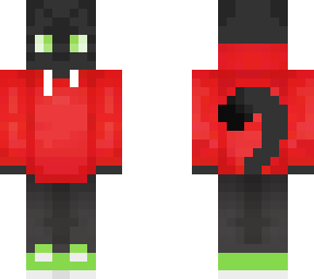 black cat in red hoodie updated