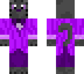 cat in a purple suit