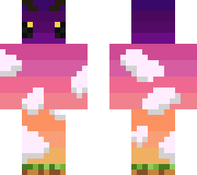 cloudy sunset minecraft bee