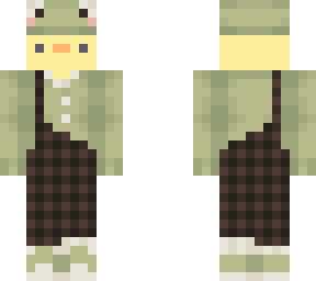 duck in overalls