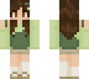 green girl outfit