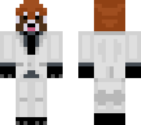 red panda white suit