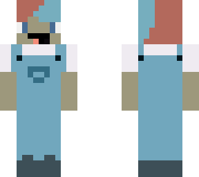 the boy in overalls