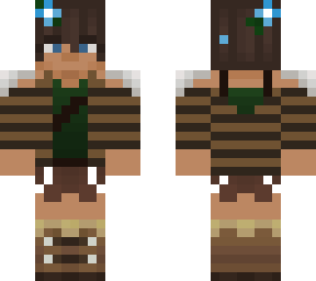 elf girl in bee outfit