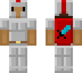 me but wearing a suit of armor(style:simply cubed/plastic)