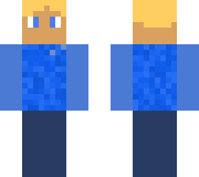 blue man