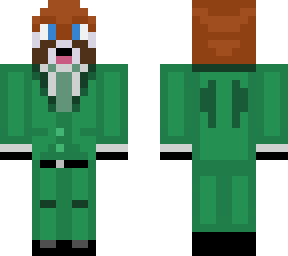 green panda suit edit
