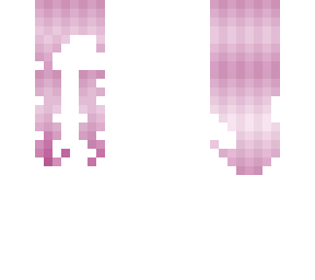 long muted pink hair base