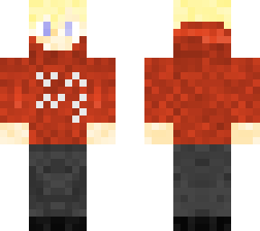 red hoodie boy