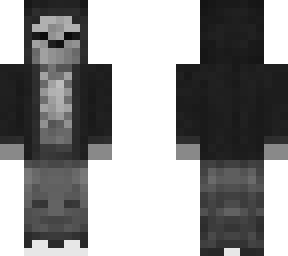 skeleton with hoody