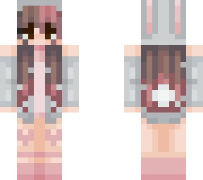 edited bunny hoodie girl by monamour