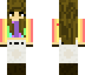 equestrain with brown hair (rainbow) :)