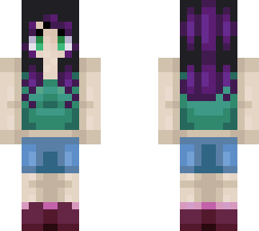 green tank top