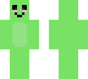 light green frog