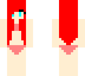 light red swimsuit girl (rose)