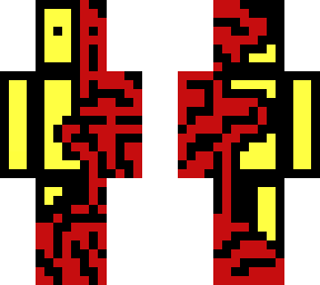 the yellow guy, but blowen up