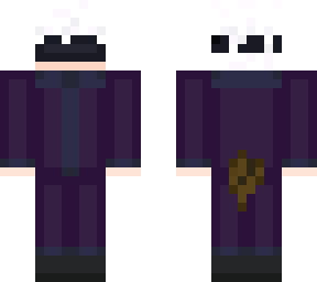 gojo but purple but he also **** his pants